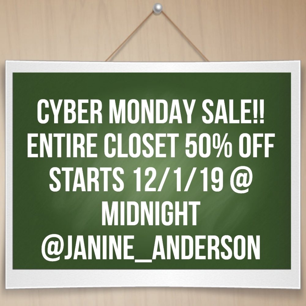 CYBER MONDAY SALE!!!